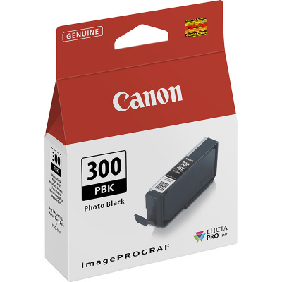 Canon eredeti tintapatron PFI300B, black, 14,4ml, 4193C001, Canon imagePROGRAF PRO-300