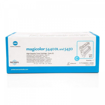Konica Minolta 4539333 (1710-6040-08) cián (cyan) eredeti toner