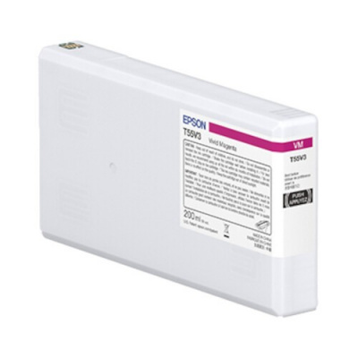 Epson C13T55W300 bíborvörös (vivid magenta) eredeti tintapatron