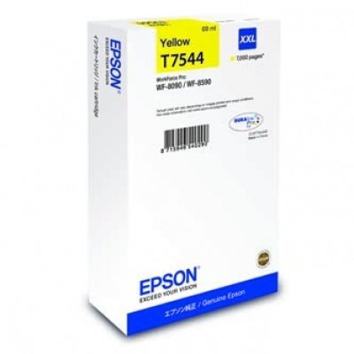 Epson T754440 T7544 XXL sárga (yellow) eredeti tintapatron