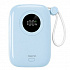 Powerton ENERGY PASTEL EDITION Powerbank 10000mAh, 2x USB-C, 22.5W, beépített kábelek, kék