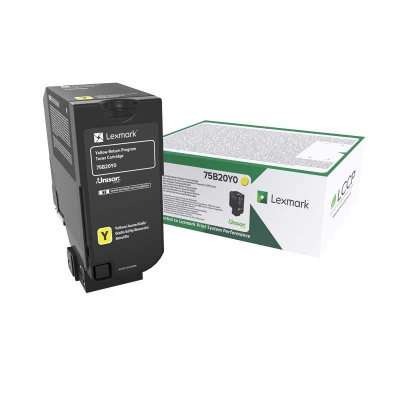Lexmark 75B20Y0 sárga (yellow) eredeti toner