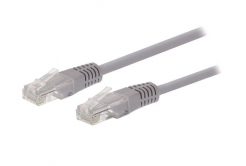 Kábel C-TECH CB-PP5-05 patchcord Cat5e, UTP, szürke, 0,5m