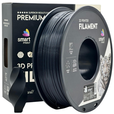 Smart Print FG-S88-E1, 3D filament, PLA Silk, 1,75mm, 1000g, Fekete (Black)