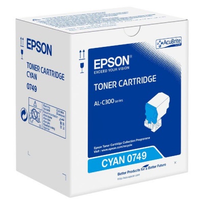 Epson C13S050749 cián (cyan) eredeti toner