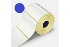 Öntapadó címkék 32x20 mm, 2000db, kék termo, roll