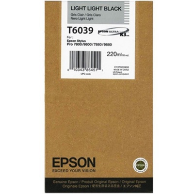 Epson C13T603900 világos világos fekete (light light black) eredeti tintapatron