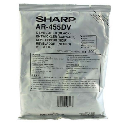 Sharp AR-455DV fekete (black) eredeti developer
