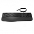 HP 485 Comfort Wired Keyboard vezetékes billentyűzet (USB) CZ, fekete ergonomikus