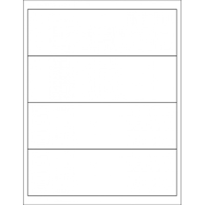 Öntapadó címkék 190 x 58 mm, 5 címek, A4, 100 ív