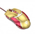 E-blue IRON MAN ARMOR EMS610 egér, 4000 DPI, optikai, 6 gombos, vezetékes USB, arany