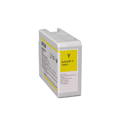 Epson SJIC55-Y C13T58C440 ColorWorks készülékhez, sárga (yellow) eredeti patron