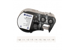 Brady M4C-240-498 / 170782, 6.10 mm x 4.88 m, vinil, fekete nyomtatás / fehér alapon