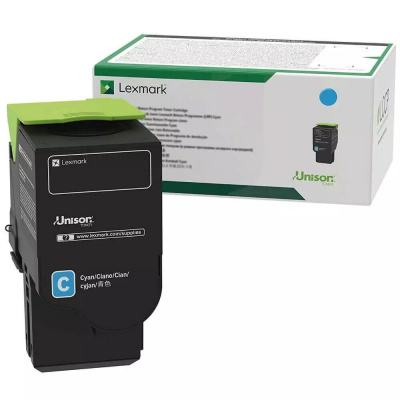 Lexmark 75M20C0 cián (cyan) eredeti toner