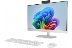 HP Desktop Next Gen AI 24-ct2001nc BQ8T2EA#BCM All-in-one számítógép, 23,8", FHD, T, AI5-340, 32GB, 1TB, AMD int, W11H, Fehér, 2R