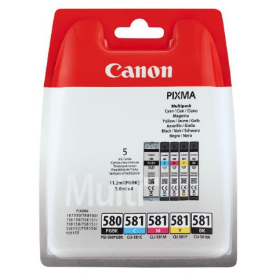 Canon PG-580 + CL581 CMYBk 2078C005 multipack eredeti tintapatron