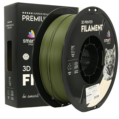 Smart Print FG-S222-E1, 3D filament, PETG Matte, 1,75mm, 1000g, Sötét zöld (Dark green)