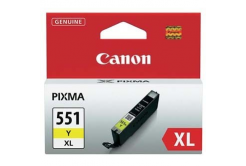 Canon CLI-551XLY sárga (yellow) eredeti tintapatron