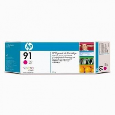 HP 91 C9468A bíborvörös (magenta) eredeti tintapatron