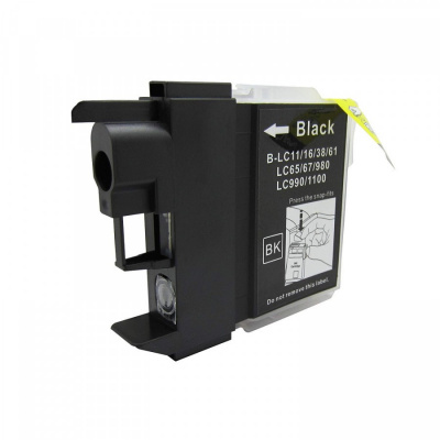 Brother LC-980/LC-1100 fekete (black) kompatibilis tintapatron