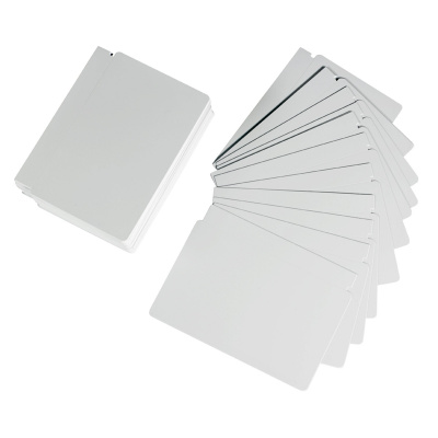 Zebra 104523-215 PVC 0,38 (15mil) karty pro ZXP/ZC , csomagolás 450 db karet na ponyomtatás, fehér szín