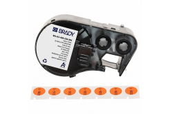 Brady M4-83-499-RD-BK / 170806, 12.70 mm, Nylon, fekete nyomtatás / piros alapon