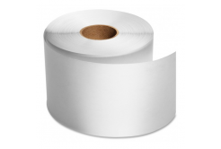 Öntapadó fóliás (polyethylen) címkék, 100mm x 35m, erősen tapad a TTR-hez, fehér, roll