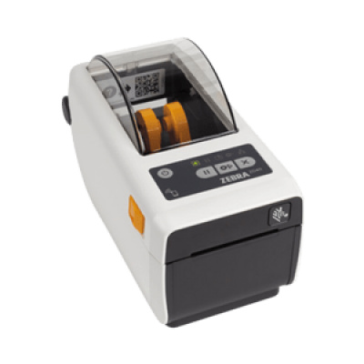 Zebra ZD411-HC ZD4AH22-D0EX02EZ, címkenyomtató, 8 dots/mm (203 dpi), RTC, USB, USB Host, BT, Wi-Fi, EPLII, ZPLII, kit (USB), white