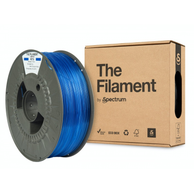 "The Filament" by Spectrum TF-24027, PETG, 1,75mm, 1000g, Átlátszó kék (Transparent blue)