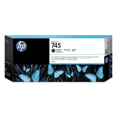 HP 745 F9K05A matt fekete (matte black) eredeti tintapatron
