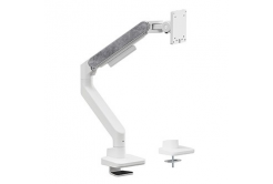 Powerton ERGO MONOA állítható monitortartó, fehér, 2-20KG, bilincs, 17"-49", 75x75/100x100
