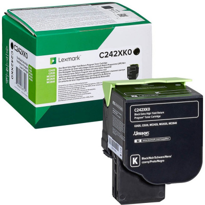 Lexmark C242XK0 fekete (black) eredeti toner