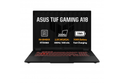 ASUS TUF Gaming A18/FA808PP-TT010WZ/R9-8940HX/18"/2560x1600/32GB/1TB/RTX 5070/W11H/Szürke/2R
