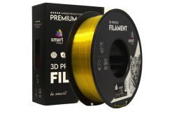 Smart Print FG-S201-E1, 3D filament, PETG, 1,75mm, 1000g, Átlátszó sárga (Transparent yellow)