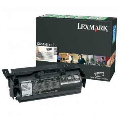 Lexmark X651H11E fekete (black) eredeti toner