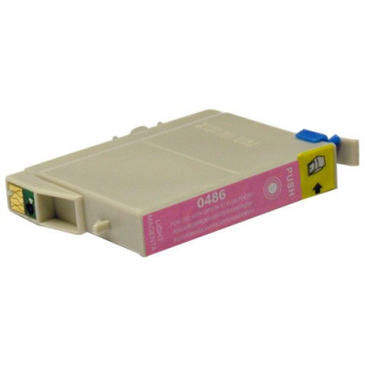 Epson T0486 világos bíborvörös (light magenta) kompatibilis tintapatron