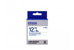 Epson LabelWorks LK-4WLN C53S654022 12mm x 9m, kék nyomtatás / fehér alapon, eredeti szalag