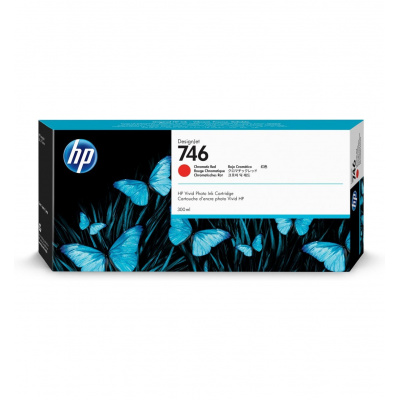 HP 746 P2V81A kromatikus piros (chromatic red) eredeti tintapatron