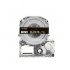 Epson LK-5BKP, SC18KZ, C53S672095 , 18mm x 9m, arany nyomtatás / fekete alapon, kompatibilis szalag