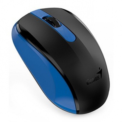 Genius Egér NX-8008S 31030028402, 1200DPI, 2.4 [GHz], optikai, 3 gomb, vezetéknélküli USB, kék, 1 db AA