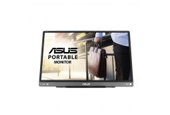 ASUS ZenScreen MB16ACE 90LM0381-B04170 monitor, 15,6", IPS, FHD, 60Hz, 5ms, szürke, 3R
