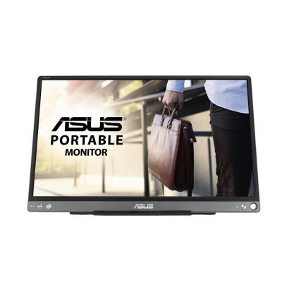 ASUS ZenScreen MB16ACE 90LM0381-B04170 monitor, 15,6", IPS, FHD, 60Hz, 5ms, szürke, 3R