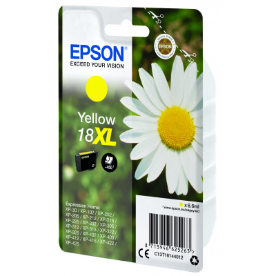 Epson 18XL C13T18144022 sárga (yellow) eredeti tintapatron