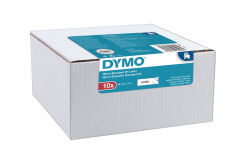 Dymo D1 45013, 2093097, 12mm x 7m, fekete nyomtatás/fehér alapon, eredeti szalag, 10ks