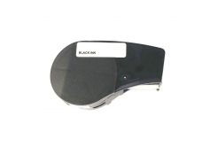 Brady M21-375-595-RD öntapadó vinil, 9,52 mm x 6,4 m, fekete nyomtatás / piros alapon, kompatibilis szalag
