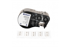 Brady M4-250-075-342 / 170720, 19.05 mm x 11.15 mm, Polyolefin, fekete nyomtatás / fehér alapon