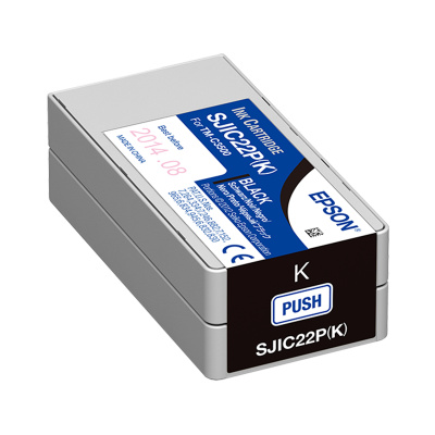 Epson SJIC22P(K) C33S020601 a ColorWorks esetében, fekete (black) eredeti cartridge