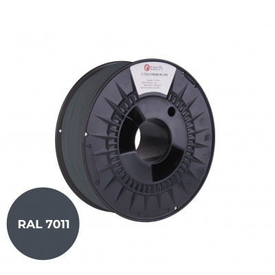 C-Tech 3DF-P-PETG1.75-7011 3D filament, PREMIUM LINE, PETG, RAL7011, 1,75mm, 1000g, Acélszürke (Steel grey)