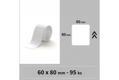 Niimbot címkék RP 1EA01767702, 60x80mm 95db Fehér a B3S esetében