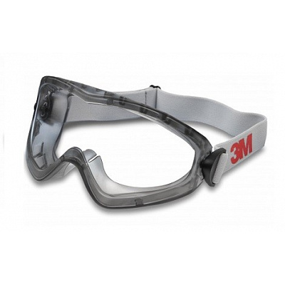 3M 2890A Uzavřené ochranné brýle, čirý acetátový zorník